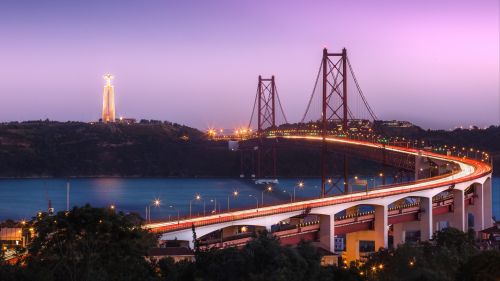 25 De Abril bridge, Lisbon HD Wallpaper