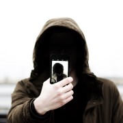 Anonymous taking a selfie HD Wallpaper