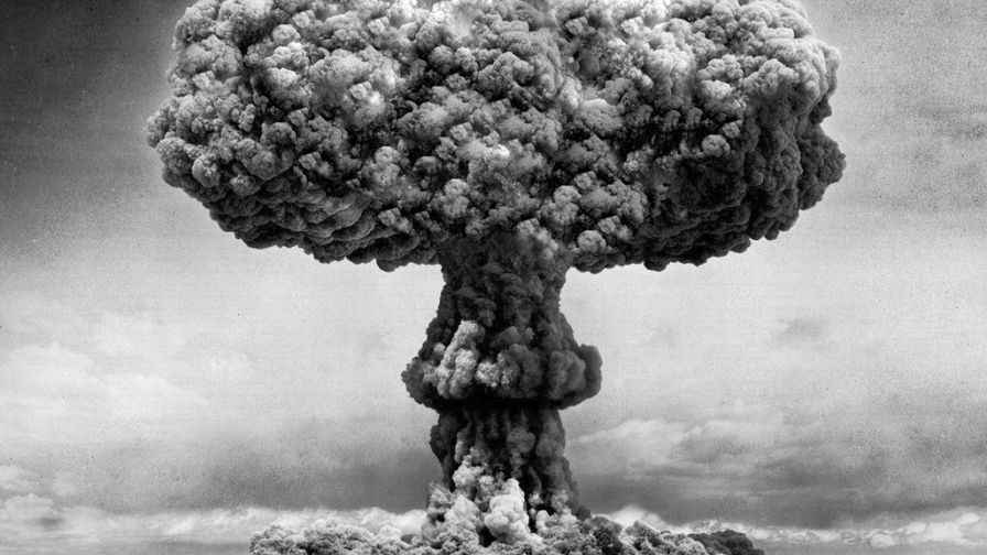 Atomic Bomb Black and white HD Wallpaper