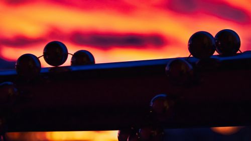 Balls under the sunset HD Wallpaper