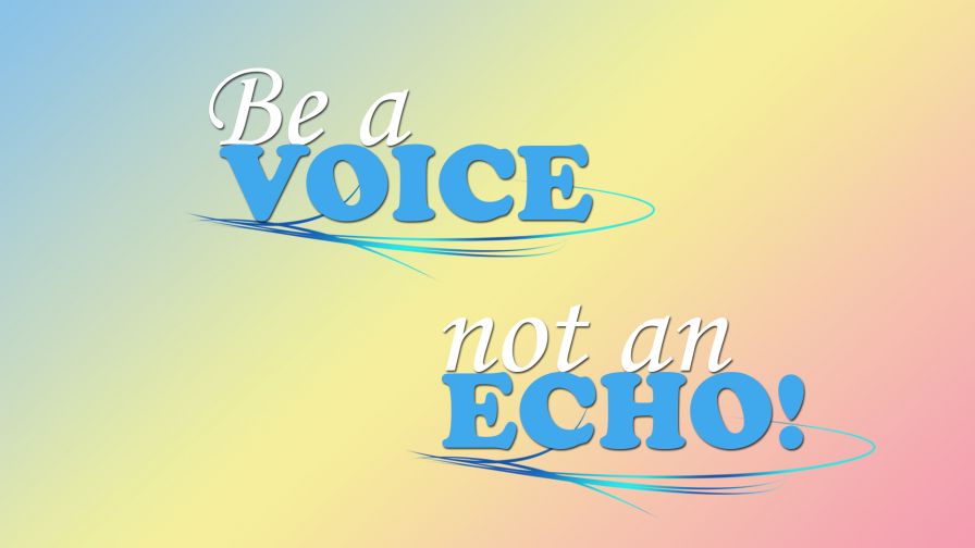 Be a voice HD Wallpaper