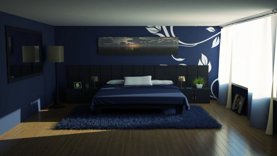Beautiful Modern Bedroom Design HD Wallpaper