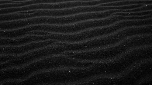 Black sand HD Wallpaper