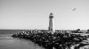 Black and White Lighthouse Wallpaper for Desktop and Mobiles