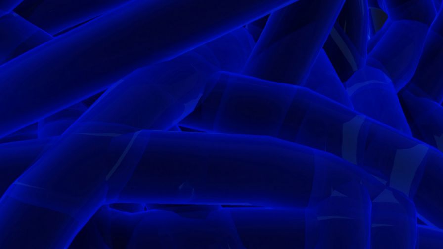 Blue neon tubes HD Wallpaper