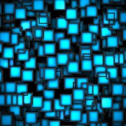 Blue Square Pattern Hd Wallpaper for Deskstop and Mobiles