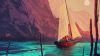 Boat sailing at the sea HD Wallpaper
