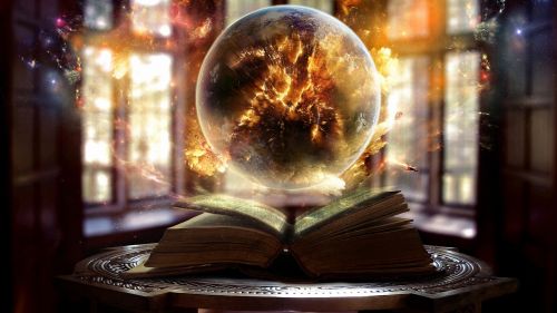 Book Sphere Magic Sorcery HD Wallpaper