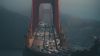 Bridge covered in fog HD Wallpaper