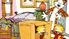Calvin And Hobbes playing HD Wallpaper