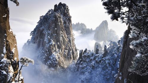 China's Famous Mountains HD Wallpaper