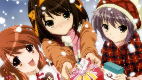 Christmas Anime Girls HD Wallpaper