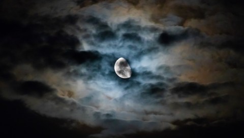 Cloudy night HD Wallpaper