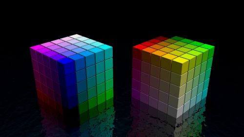 Colorful cubes HD Wallpaper