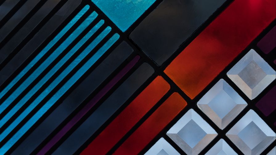 Colorful geometric shapes HD Wallpaper