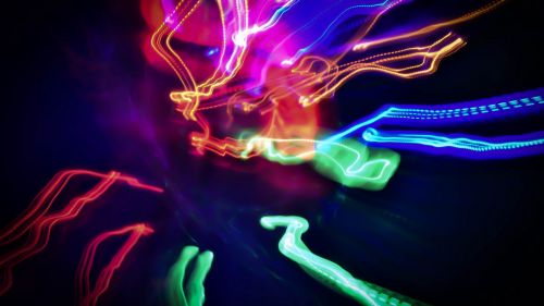 Colorful led lines HD Wallpaper