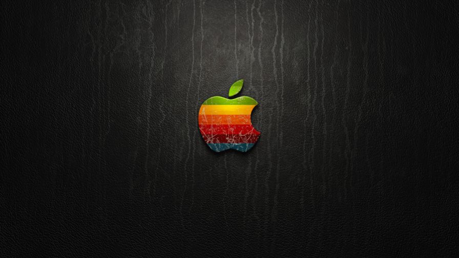 Coloured Apple Logo Wallpaper for Desktop and Mobiles