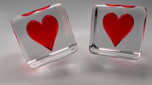 Download Free Love Heart Cubes Live Hd Wallpaper for Desktop and Mobiles