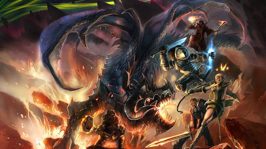 Dragons World of Warcraft HD Wallpaper