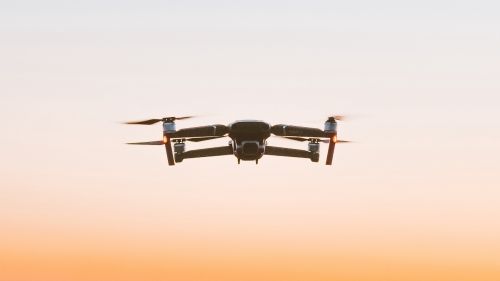 Flying drone HD Wallpaper