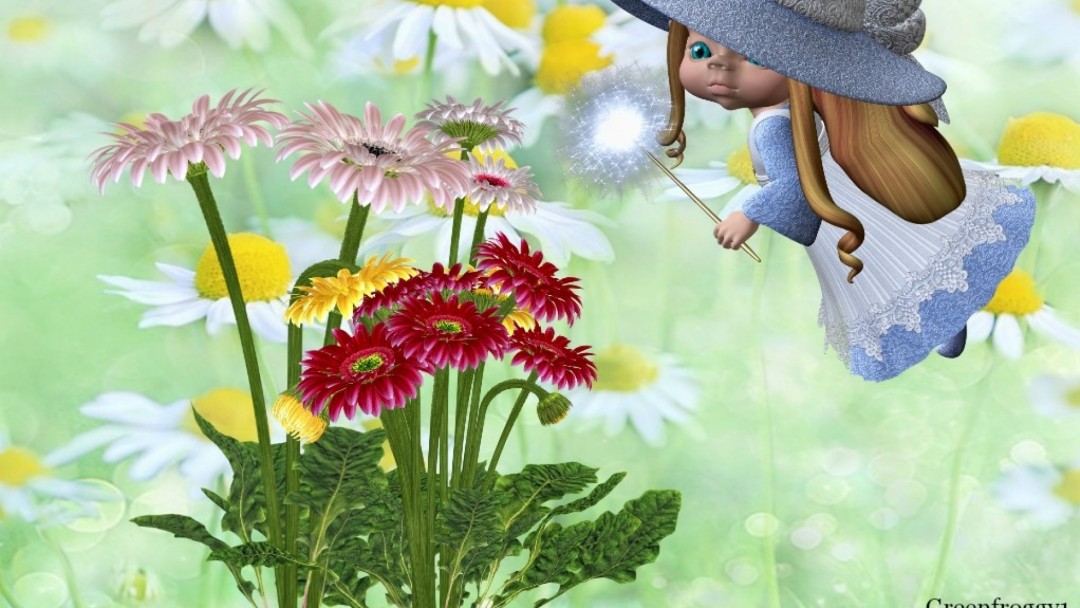 Garden Fairy HD Wallpaper
