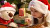 Girl Wearing Christmas Hat HD Wallpaper available in different   dimensions