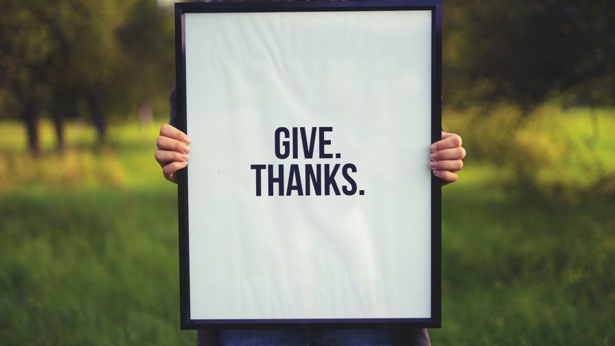 Give thanks HD Wallpaper