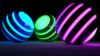 Glowing bright balls HD Wallpaper