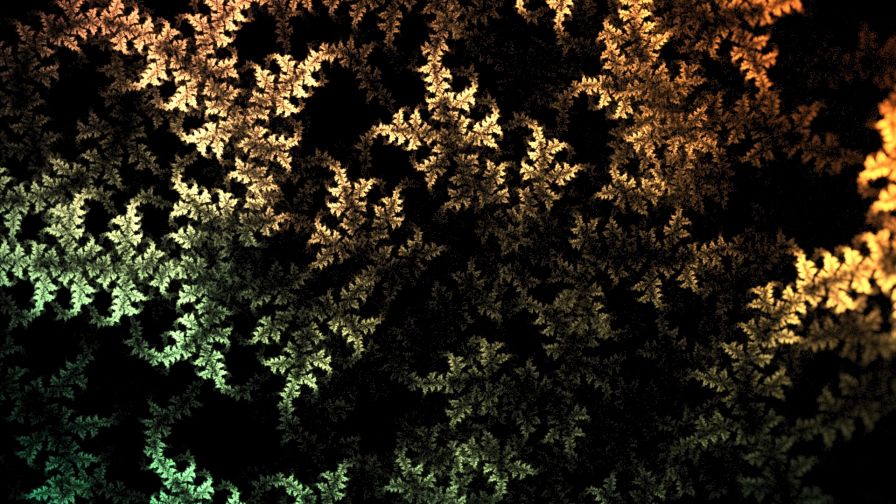 Gradient fractal patterns HD Wallpaper