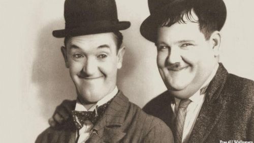 Laurel and Hardy HD Wallpaper