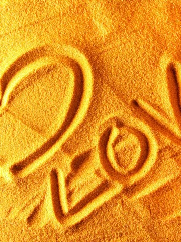 Love Written on Sand Wallpaper for Desktop and Mobiles