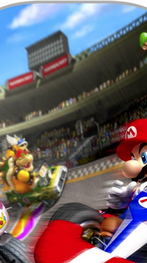 Mario Kart Wii Luigi Circuit HD Wallpaper