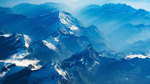 Mountains of Switzerland HD Wallpaper