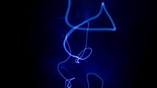 Neon blue beam HD Wallpaper