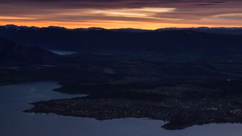 New Zealand sunset HD Wallpaper