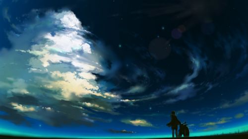 Night Time Clouds HD Wallpaper