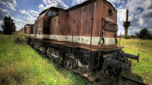 Old Abandoned Train HD Wallpaper