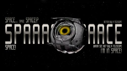 Portal 2 - I'm in space HD Wallpaper