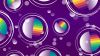 Rainbow colored balls HD Wallpaper