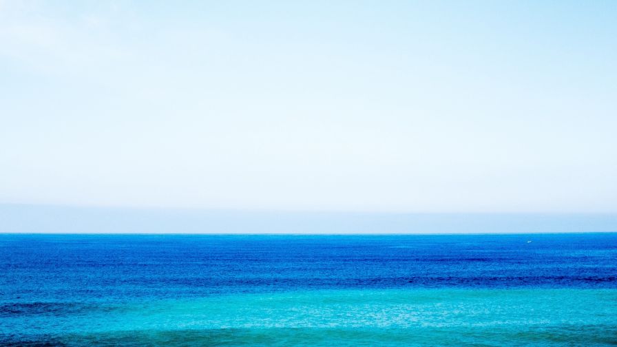 Relaxing sea horizon HD Wallpaper