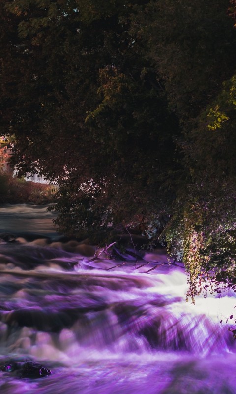 River waterfalls HD Wallpaper