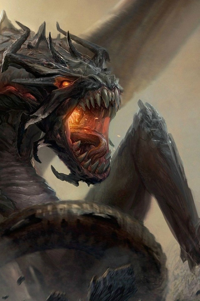 Scary Dragon HD Wallpaper