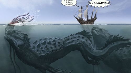 Sea monster HD Wallpaper