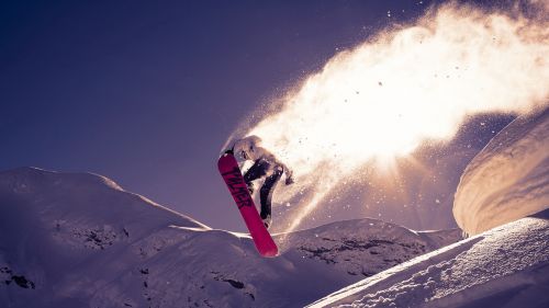Snowboarding tricks HD Wallpaper